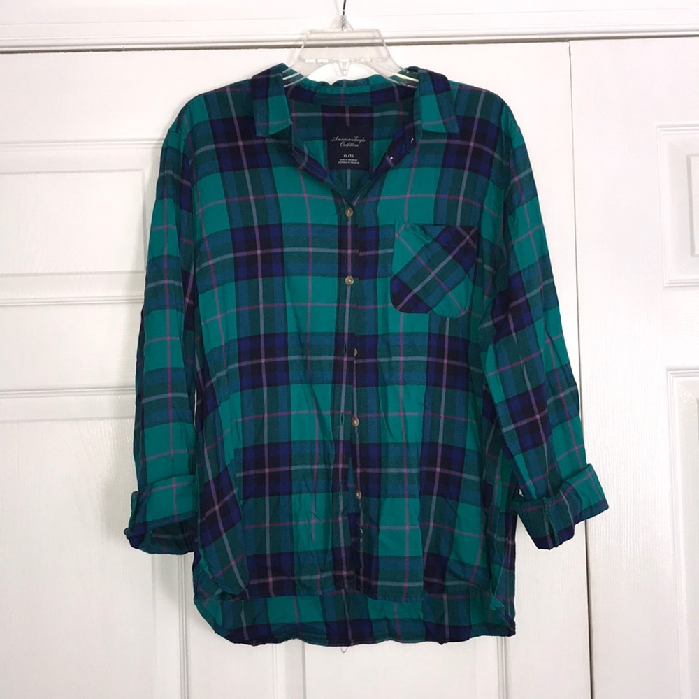 Teal Flannel